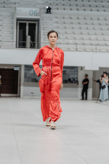 HOODED JUMPSUIT - OHMM BY BAI x KELLY TANDIONO