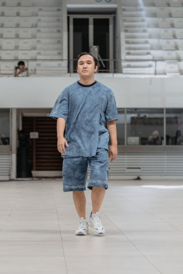 S/S T-SHIRT ASSYMETRIC FRONT OVERSIZED FIT - OHMM BY BAI x KELLY TANDIONO