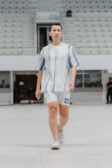 S/S T-SHIRT ASSYMETRIC FRONT OVERSIZED FIT OHMM BY BAY x KELLY TANDIONO
