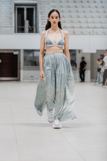 LONG TROUSERS SUPER WIDE FIT GREY - OHMM BY BAI x KELLY TANDIONO