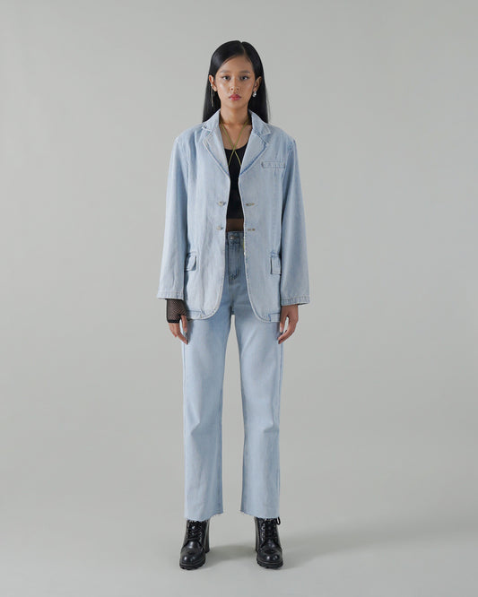 LEANDRA DENIM BLAZER